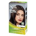 Permanent Hair Dye, Permanent Hair Color . Coloursafe, No Ammonia,Resorcinol,Parabens, or PDD. (~4 Chestnut Hair) Beauty & Personal Care NaturVital