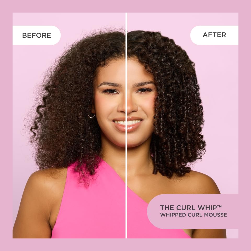 Cake Beauty Whipped Curl Defining & Volumizing Mousse - Aloe Vera Vitamin E for Flexible Hold - Vegan No Heat Curls Wavy Curly Hair Sulfate Cruelty Beauty & Personal Care Cake Beauty