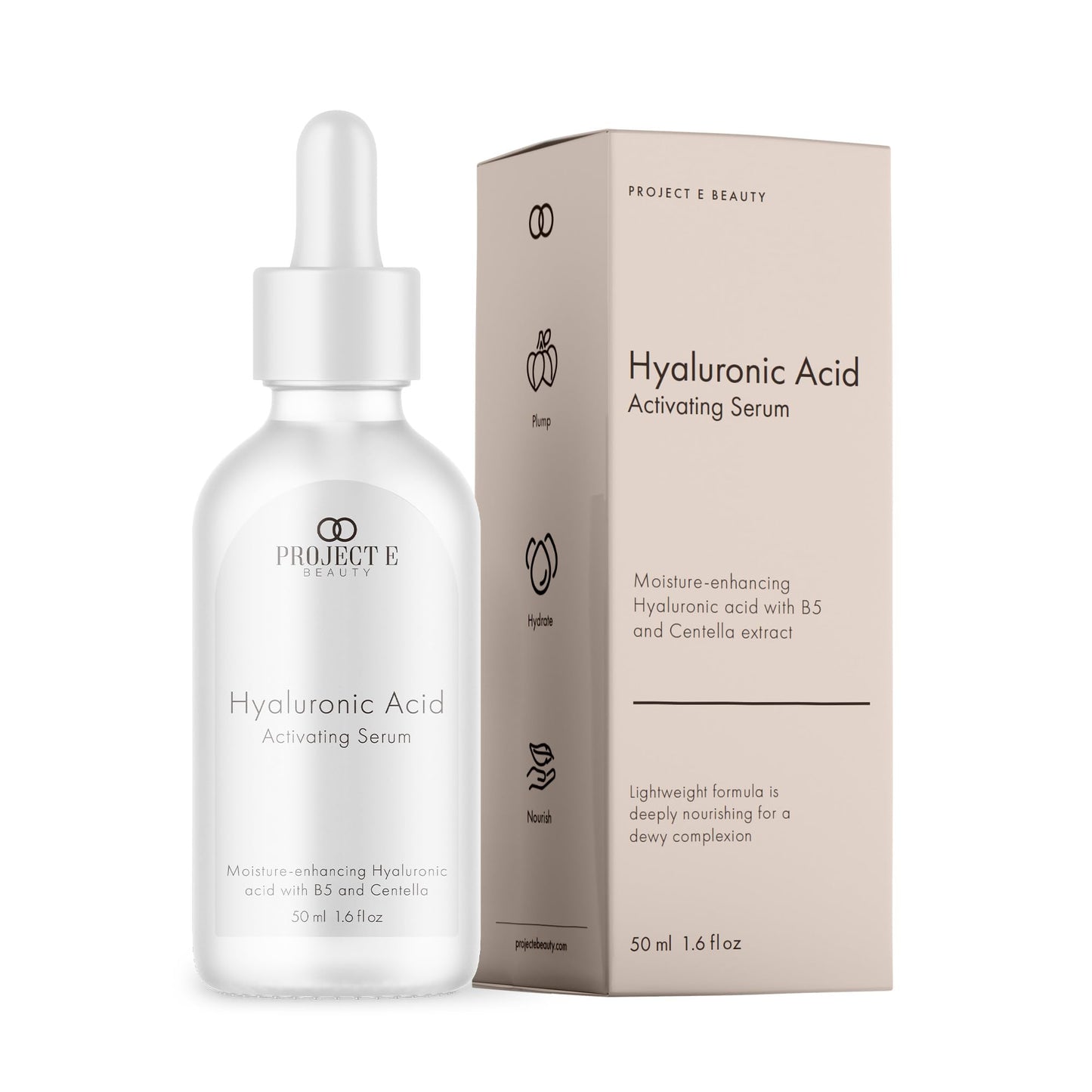 Hyaluronic Acid Activating Serum by Project E Beauty | Anti-Aging Serum for the Face | Plumping & Hydrating Facial Skin Care | Removes Dark Spots Beauty & Personal Care Project E Beauty