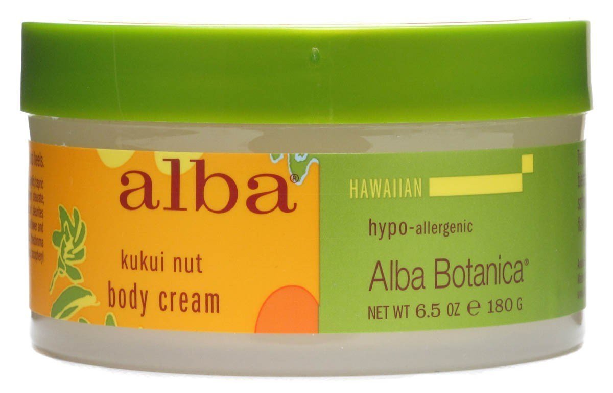 Alba Botanica Kukui Nut Body Cream, 6.5 Ounce - 3 per case. Beauty & Personal Care Alba Botanica
