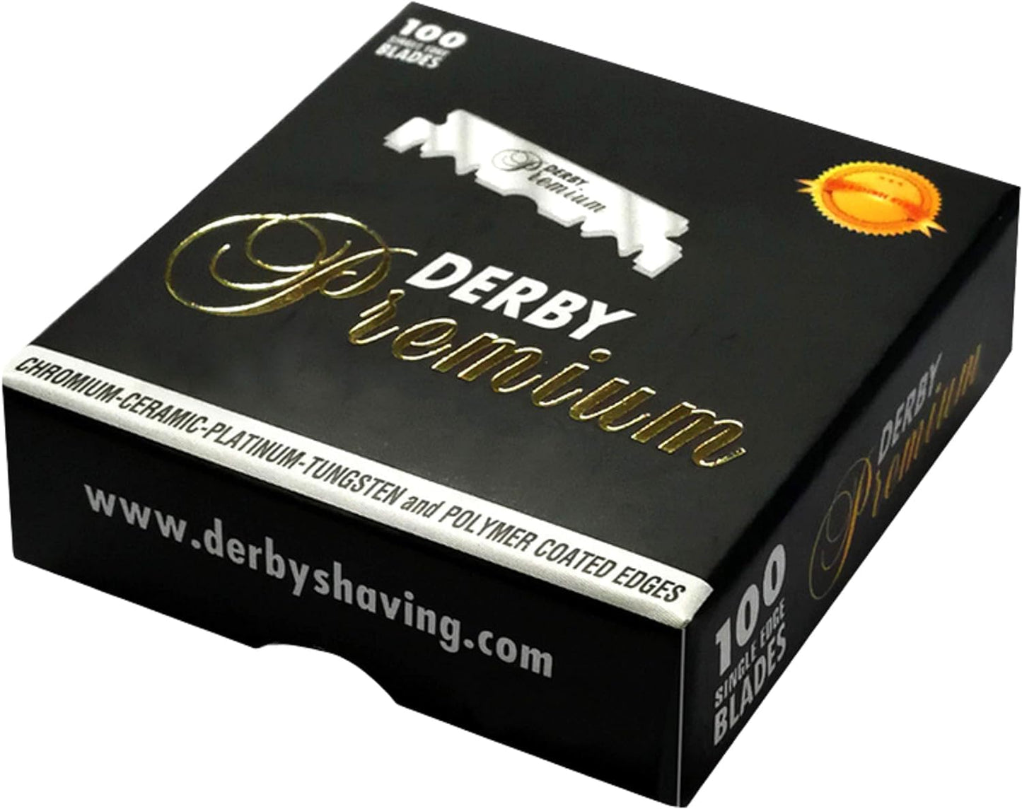 200 "Derby Premium" Single Edge Razor Blades for straight razor Beauty and Personal Care Derby