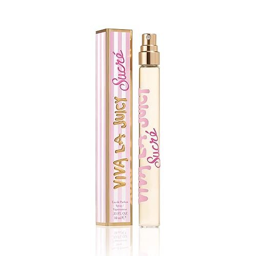 Juicy Couture Viva La Juicy Sucre? Eau De Parfum, Women's Mini Perfume with Notes of Peach, Orange Flower & Whipped Cream - Fruity & Sweet Perfume Beauty & Personal Care Juicy Couture