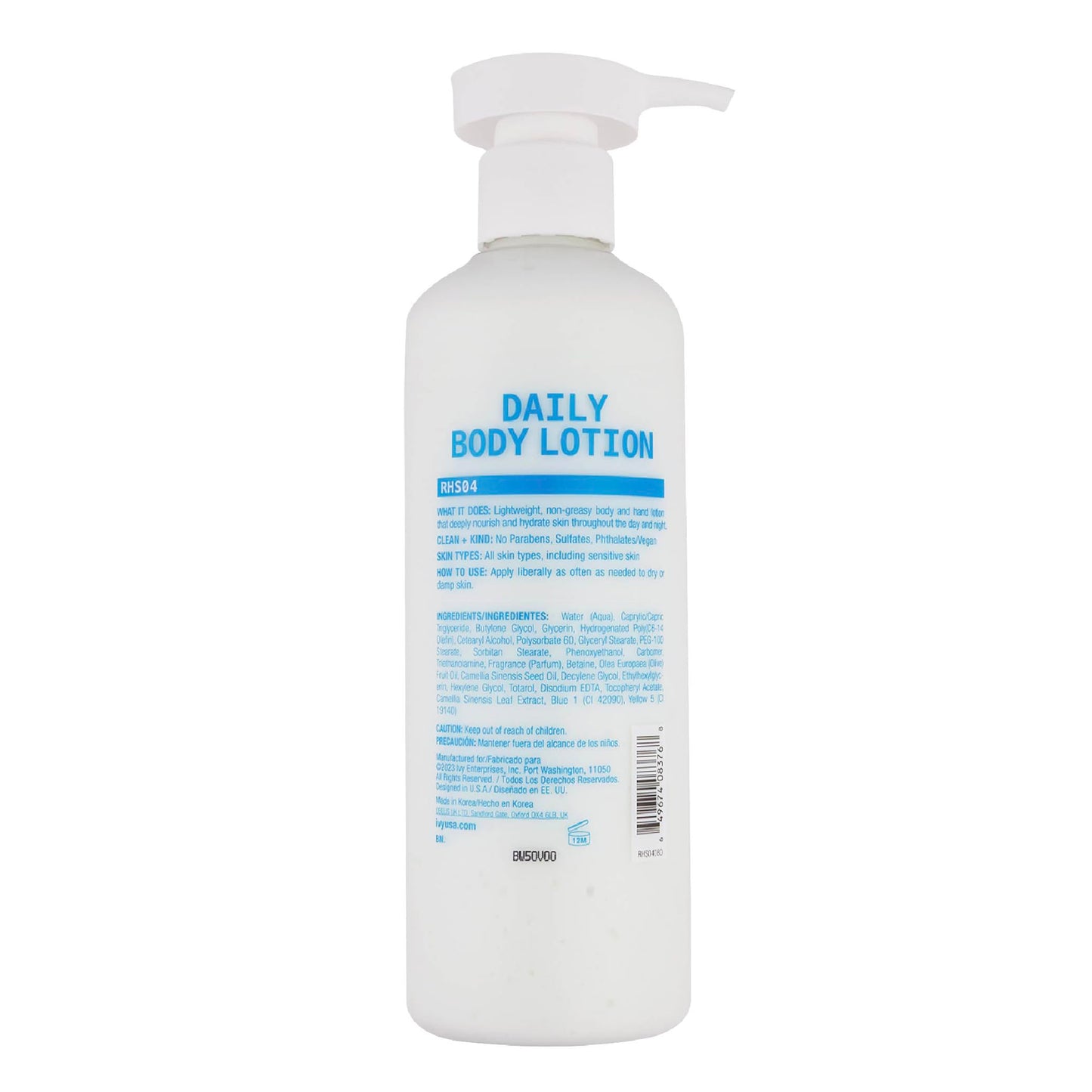 Ruby Kisses Daily Body & Hand Lotion, Lightweight & Non-Greasy, Suitable for Sensitive, All Skin Types, Deeply Nourish & Hydrate Skin All Day, Fast Beauty & Personal Care Ruby Kisses