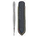 GERMANIKURE Straight Tweezers in Leather Case - Made in Solingen Germany Beauty & Personal Care GERmanikure