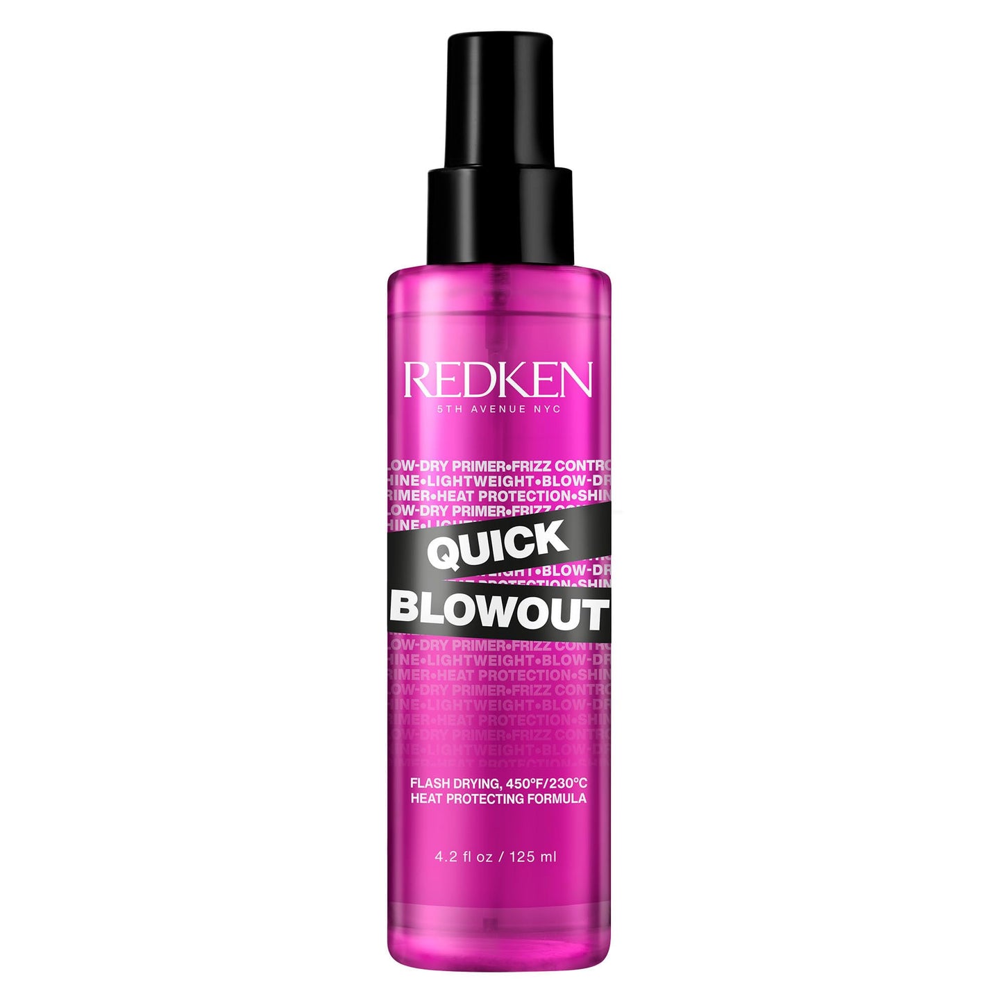 Redken Quick Blowout Heat Protectant Spray - For All Hair Types, 4.2 Fl Oz