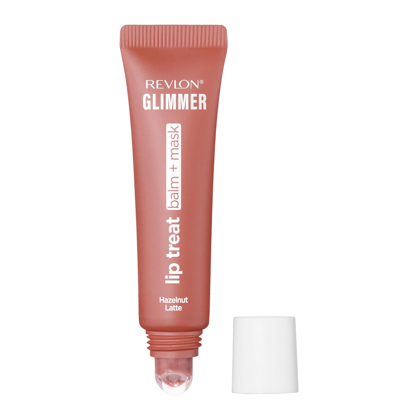Revlon Glimmer Lip Treat Balm + Mask, Overnight Peptide Lip Treatment, Hydrating, 006 Hazelnut Latte, 0.4 fl oz Beauty & Personal Care REVLON