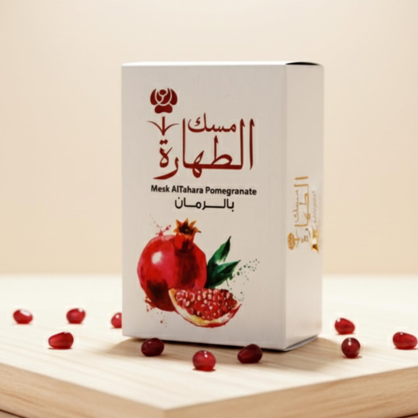 Mesk Al Tahara Pomegranate And Gift White Musk Pure Arabian Oil Perfume Body Fragrance for Long-Lasting Freshnes and Elegance Pomegranate And Gift Beauty & Personal Care Musk AL tahara