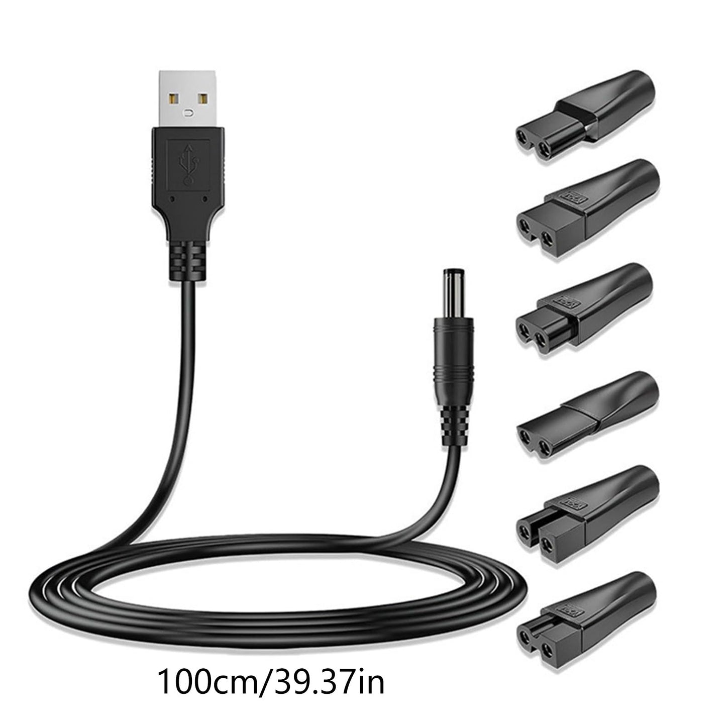 DIIOOMIEEU USB Charging Cord Set for Electric Shavers Beard Trimmers Power Cable Hairdressers Beauty Instruments Accessories Beauty and Personal Care DIIOOMIEEU