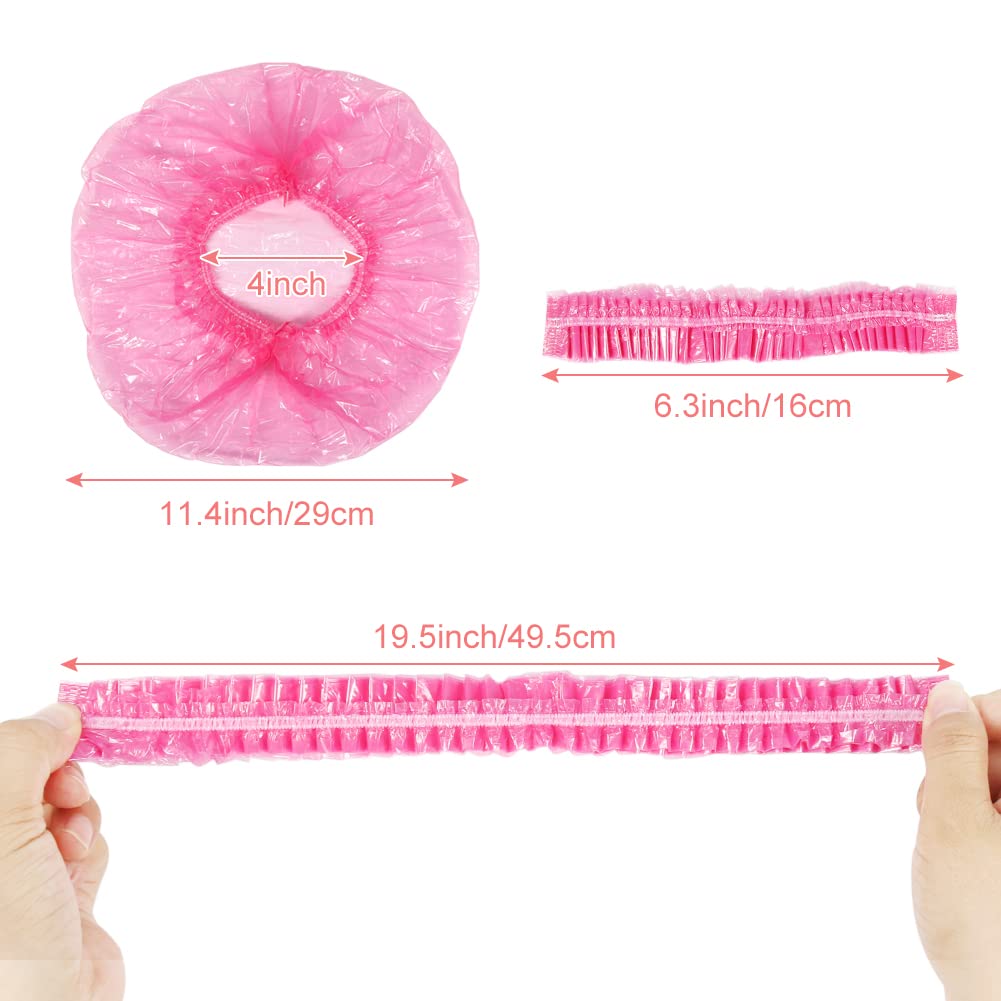 Shintop Disposable Shower Caps for Women,100 Packs Hair Caps Individually Wrapped with Large Elastic Bath Cap for Home, Hotel, Hair Salon and Spa Beauty & Personal Care Shintop