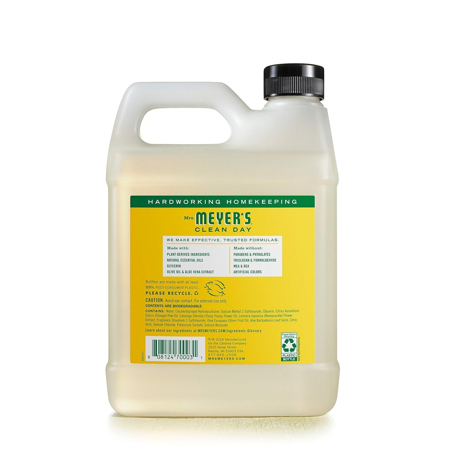 Mrs. MEYER'S Clean Day Liquid Hand Soap Refill, Cruelty Free and Hand Wash Made with Essential Oils, Honeysuckle Scent, 975 ml Beauty & Personal Care Mrs. MEYER'S