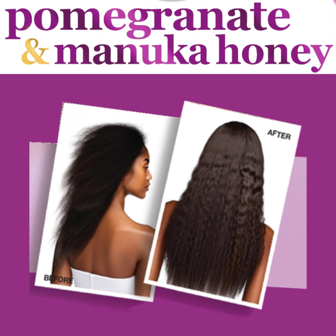 Difeel Pomegranate & Manuka Honey Shampoo & Conditioner 4-PC Set - Includes 33.8oz Shampoo, 33.8oz Conditioner, 8oz Leave in Spray and 7.1oz Hair Oil Beauty & Personal Care Difeel