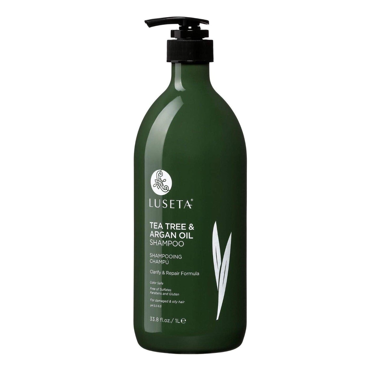 Luseta Tea Tree & Argan Oil Detangling Shampoo & Conditioner Set, 2 x 33.8 Oz Beauty & Personal Care L LUSETA