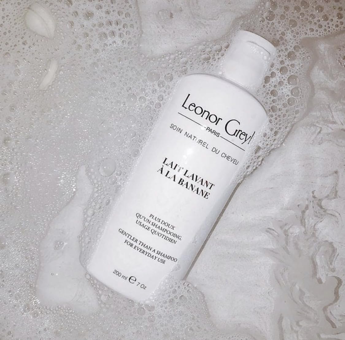 Leonor Greyl Paris - Lait Lavant a La Banane - Gentle Shampoo For Daily Use - Natural Purifying Hair Care Shampoo for Fine, Limp Hair (6.7 oz) Beauty & Personal Care Leonor Greyl