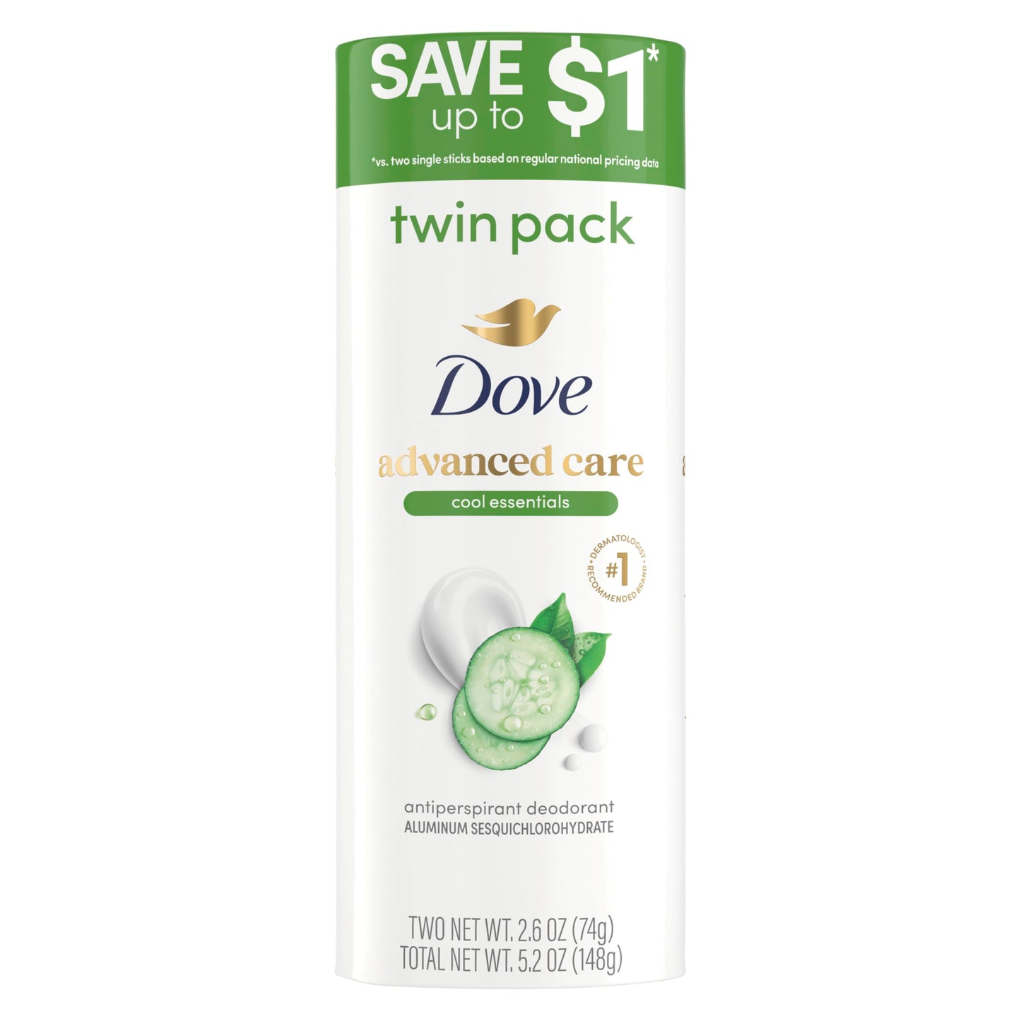Dove Advanced Care Antiperspirant Deodorant for Women, 72H Sweat & Odor Protection, Pro-Ceramide Technology, Kind to Skin, Alochol Free, Scent: Cool Beauty and Personal Care Dove