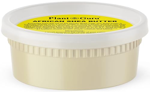 Plant Guru Raw African Shea Butter 8 oz. 100% Pure Natural Unrefined IVORY - Ideal Moisturizer For Dry Skin, Body, Face And Hair Growth. Great For DIY Beauty & Personal Care Plant Guru