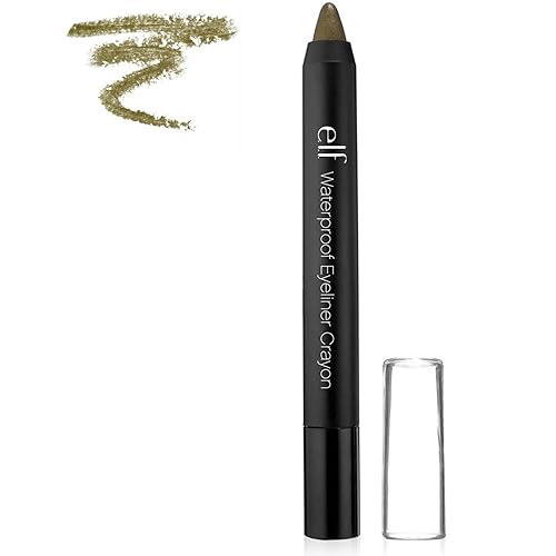 e.l.f. Waterproof Eyeliner Crayon, Moss, 0.07 Ounce Beauty & Personal Care e.l.f.