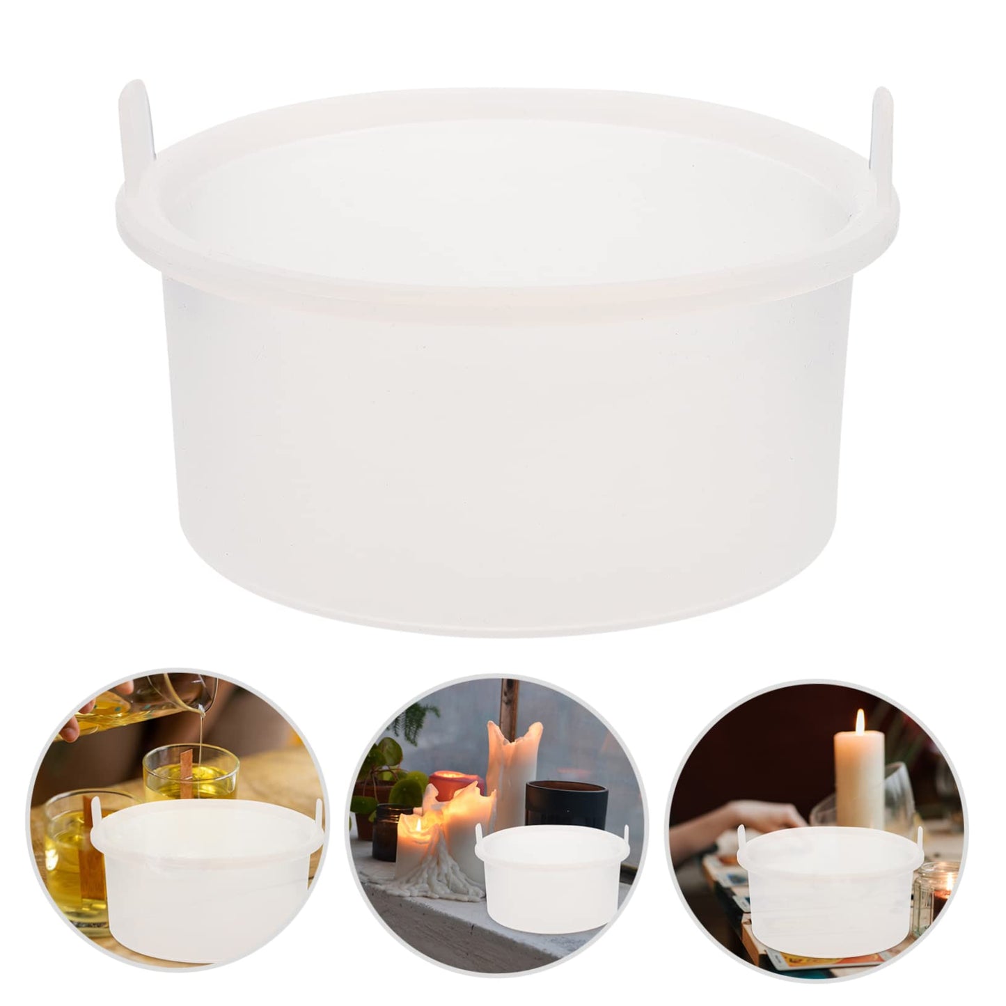 Ipetboom 1pc Silicone Wax Melting Bowl Heat-resistant Accessory for Wax Heater for Hair Removal and Candle Melting Suitable for Home and Beauty Salon Beauty and Personal Care Ipetboom