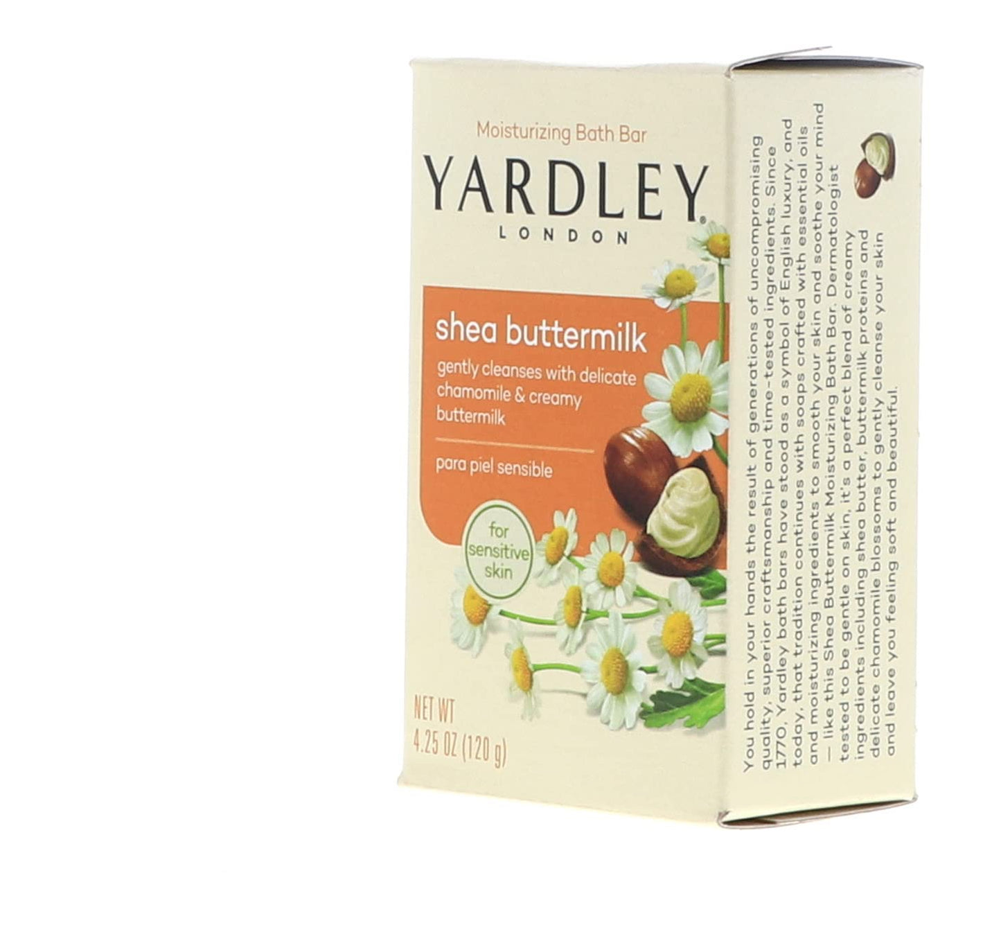 Yardley Shea Buttermilk Bath Bar (2 PK) Beauty & Personal Care Botanical Bath Bar Collections