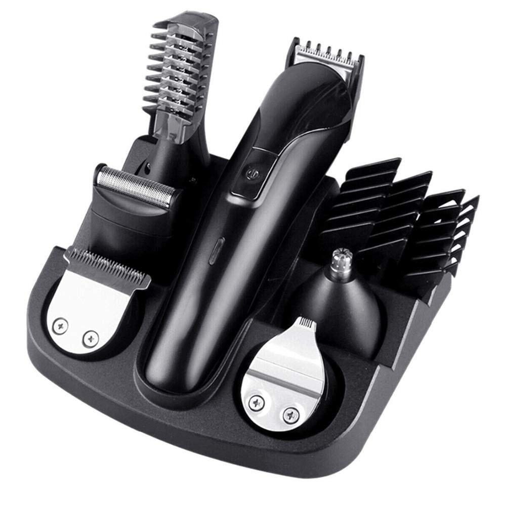 ZUIAI Men Professional Electric Hair Clipper 6 In 1 Multifunctional Hair Cutter Machine Rechargeable Hair Trimmer For Beard Nose Ears Beauty and Personal Care ZUIAI