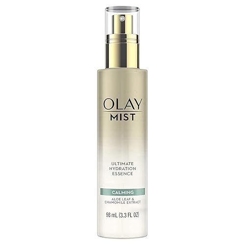 Olay Mist Ultimate Hydration Essence Calming With Aloe Leaf & Chamomile, 3.3 fl oz Beauty & Personal Care Olay