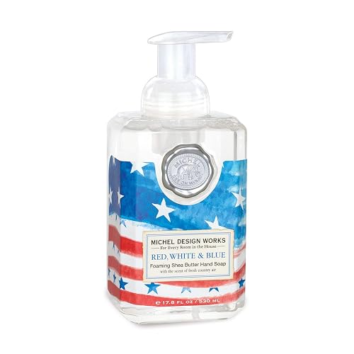 Michel Design Works Foaming Hand Soap, Red, White & Blue Beauty & Personal Care Michel Design Works