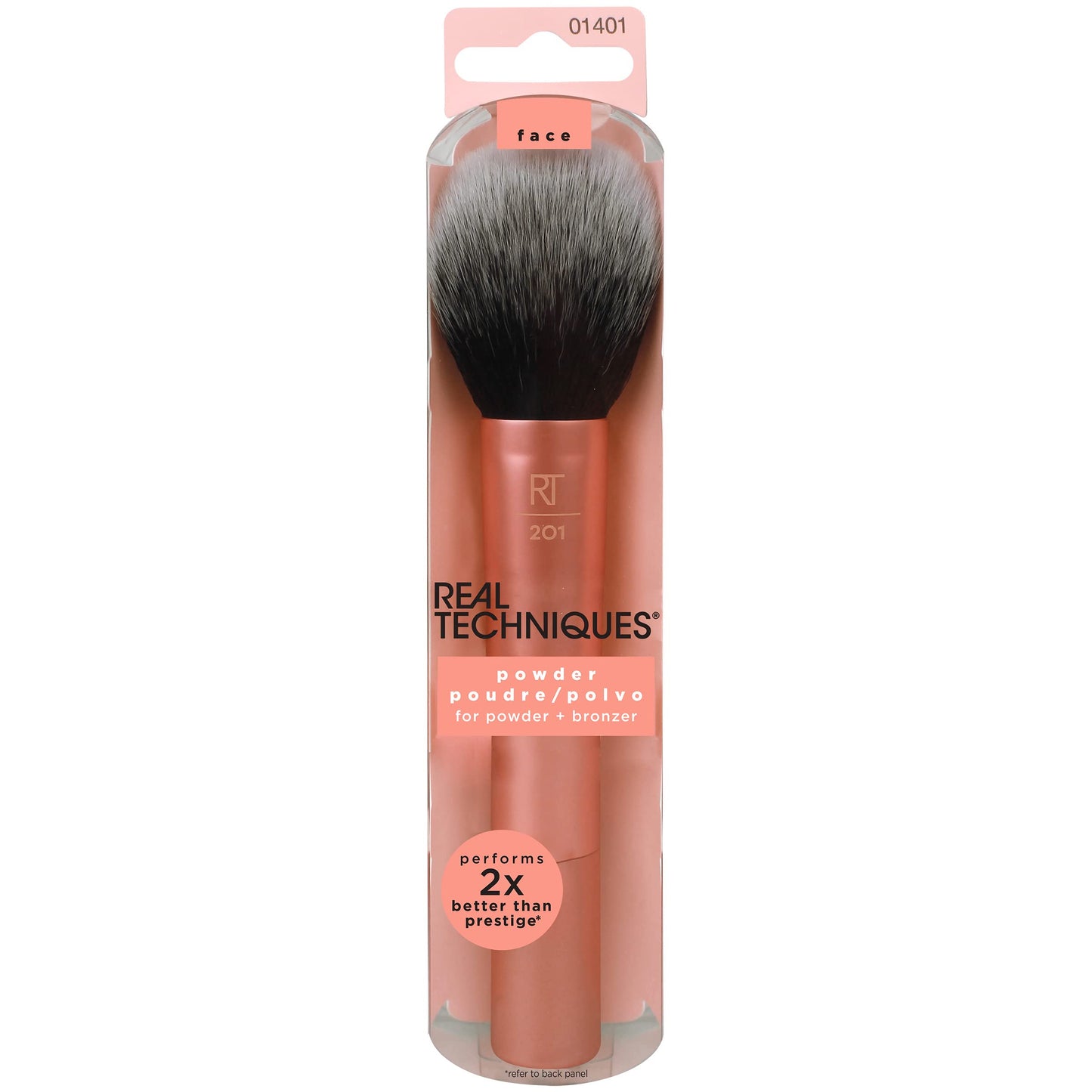 Real Techniques Powder Brush, Ultra Plush Synthetic Bristles, Aluminum Ferrules to Build Coverage, Cruelty Free, Mattified Finish, For Foundation Beauty & Personal Care Real Techniques