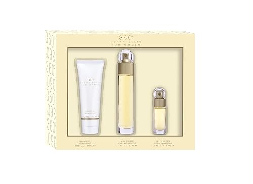 360 by Perry Ellis for Women - 3 Pc Gift Set 1.7oz EDT Spray, 3oz Shower Gel, 0.25oz EDT Spray (Mini) Beauty & Personal Care Perry Ellis