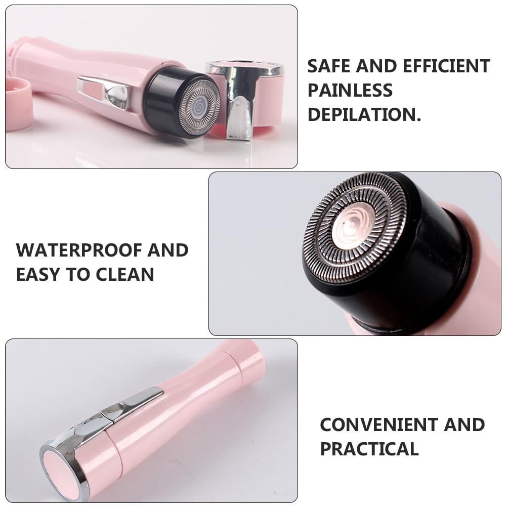 HEALLILY Waterproof Women Epilator Hair Removal Device Electric Body Hair Trimmer and Shaver Portable for Full Body Use Easy to Clean Beauty and Personal Care HEALLILY