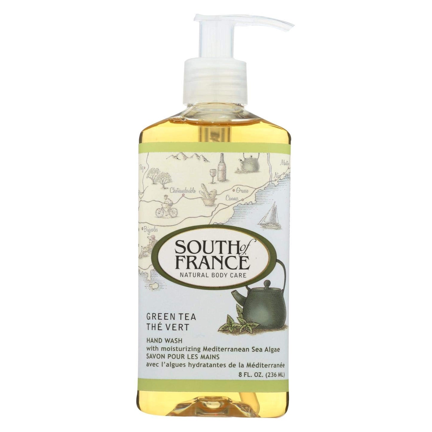 South Of France Hand Wash Green Tea 8 Oz by South Of France Beauty & Personal Care South Of France