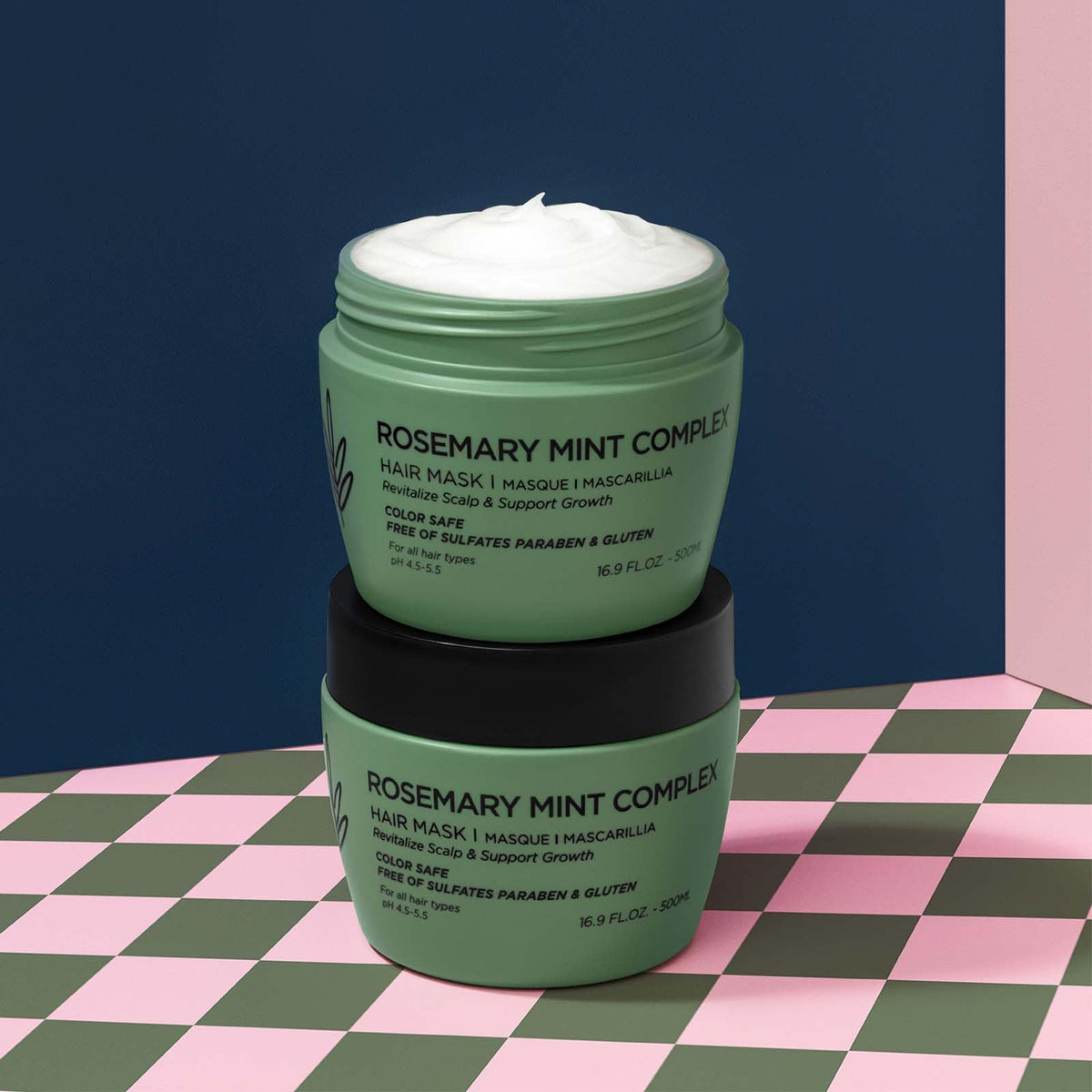 Luseta Rosemary Mint Hair Mask, Repair & Deep Condition for Dry Hair 16.9oz