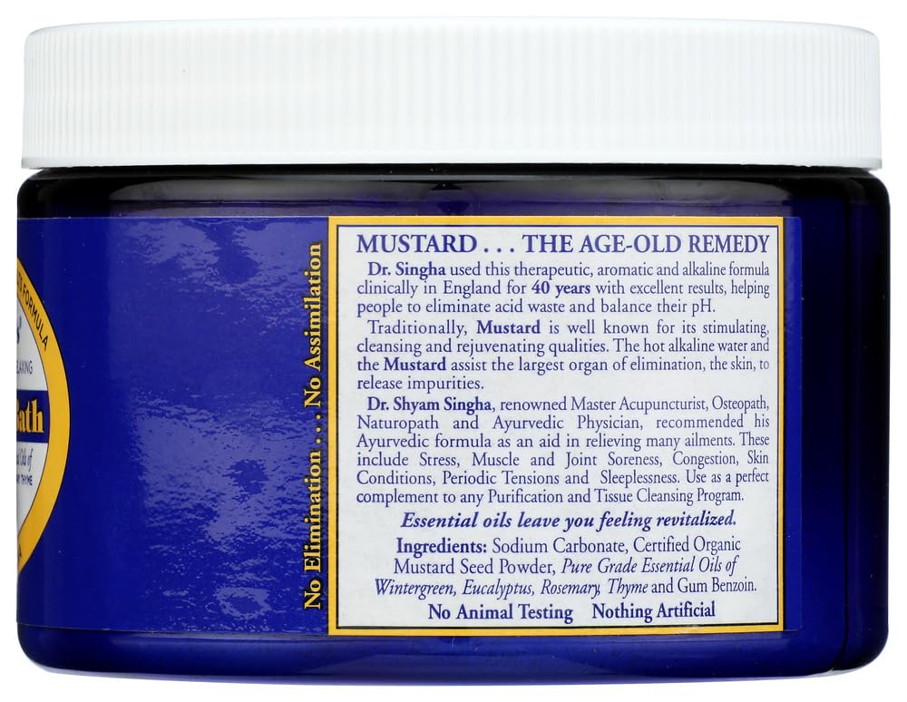 Dr. Singha's Mustard Bath, 8-Ounces (Pack of 4) Beauty and Personal Care Dr. Singha's
