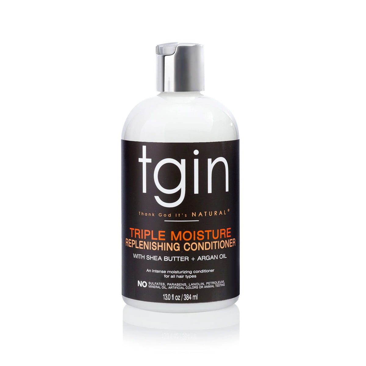 tgin Triple Moisture Replenishing Conditioner for Natural Hair - Conditioner for Women with Deep Hydration for Soft, Shiny, Manageable Curls - Easy Beauty & Personal Care Thank God It's Natural