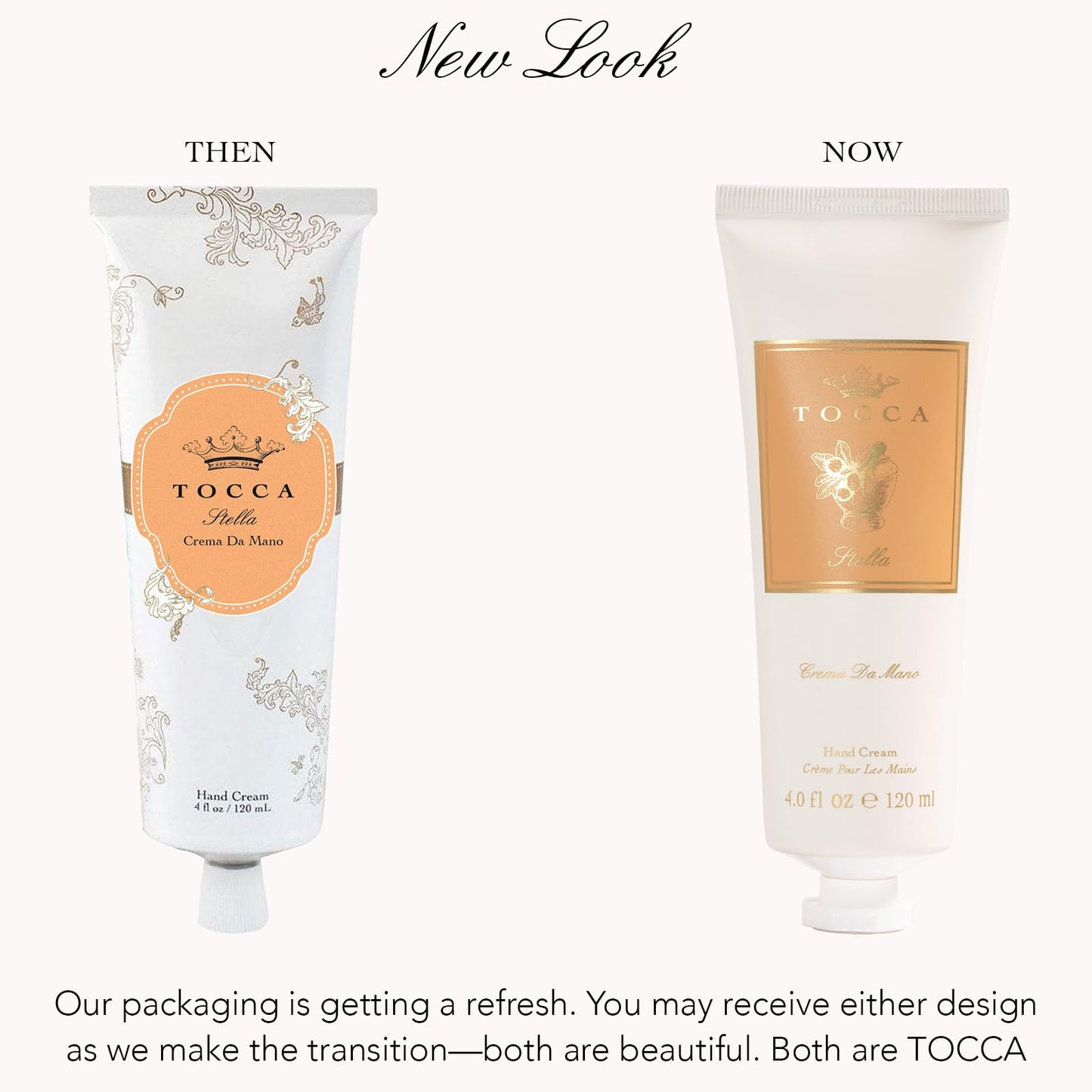 Tocca Crema de Mano Luxe, Stella Hand Cream, 4 oz - Blood Orange, Freesia, Spicy Lily - Moisturizing, Quick Absorbing Beauty & Personal Care Tocca