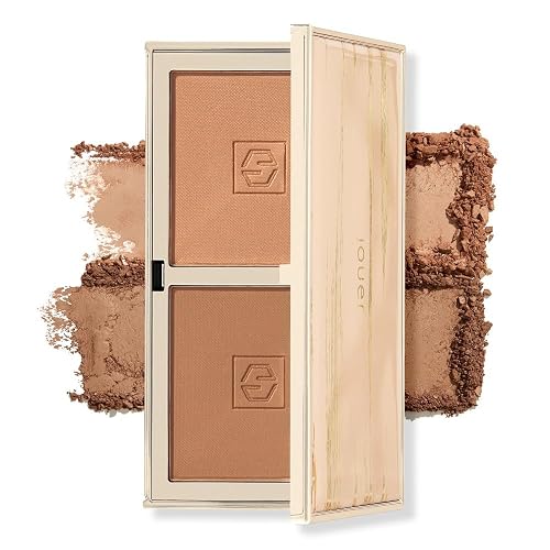 Jouer Sunswept Bronzer Duo 2 Complementary Shades Velvety Formula Matte & Shimmer Shades Vitamin E Talc, Paraben, Gluten & Cruelty Free Beauty & Personal Care Jouer