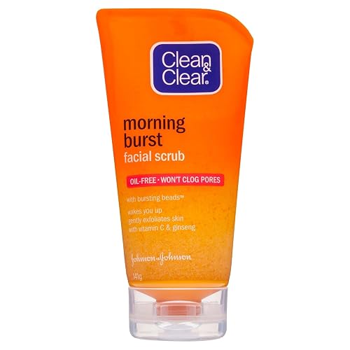 Clean & Clear Morning Burst Facial Scrub For All Skin Types, 5 Fl. Oz. Beauty & Personal Care Clean & Clear
