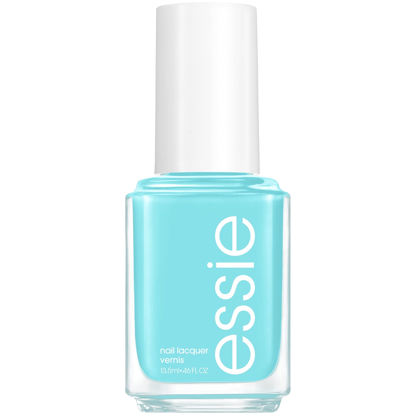 essie Salon-Quality Nail Polish, 8-Free Vegan, Feel The Fizzle, Blue, Ride The Soundwave, 0.46 oz. Beauty & Personal Care essie