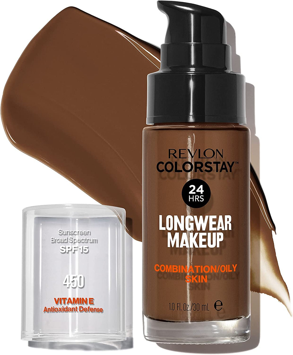 Revlon Colorstay SPF 15 Makeup Foundation for Combination/Oily Skin, Mocha, 1 Fl Oz Beauty & Personal Care REVLON