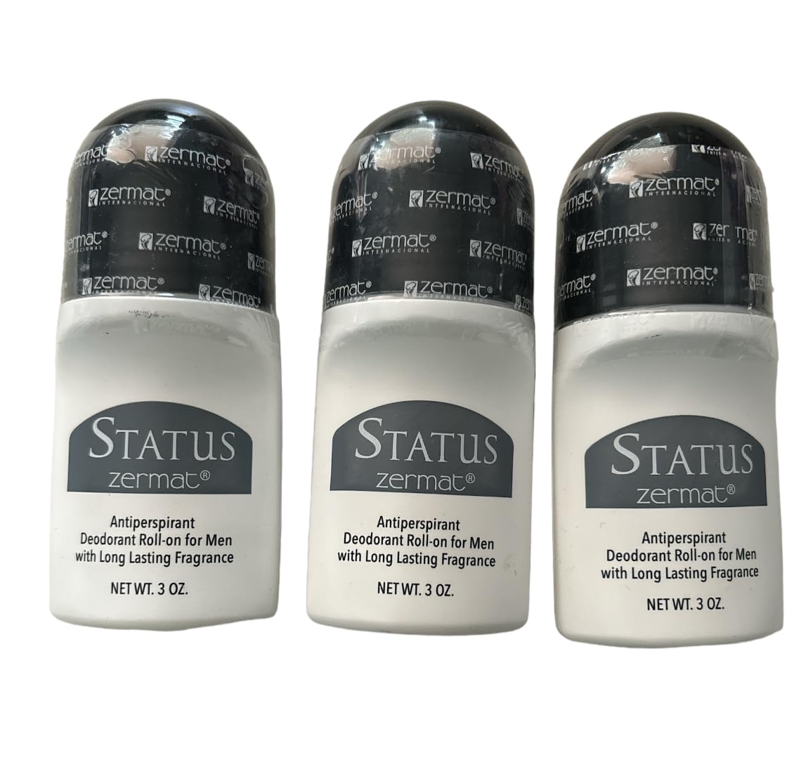 Set 3 Roll-On Deodorant 3 Oz.Set Special For Men Status Beauty and Personal Care Zermat