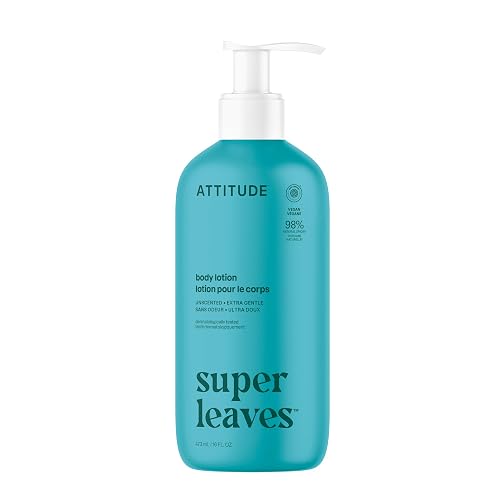 ATTITUDE Body Lotion, EWG Verified Moisturizer, Vegan Skin Care Products, Non-Greasy, Hydrating for Dry Skin, Cruelty Free, Extra Gentle, Unscented Beauty & Personal Care BIO SPECTRA ATTITUDE