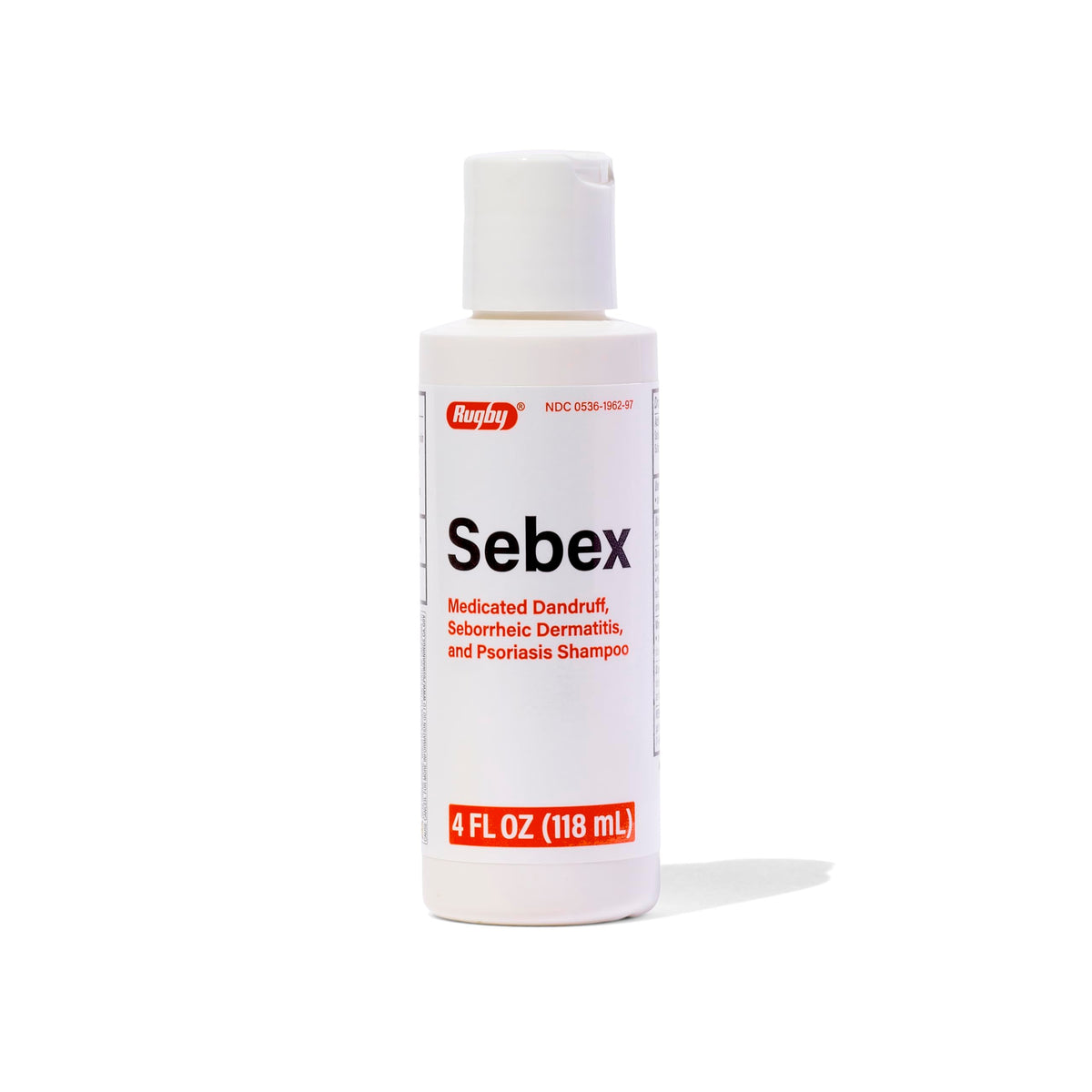 Rugby Sebex Medicated Shampoo, 2% Sulfur & Salicylic Acid, 4 Oz