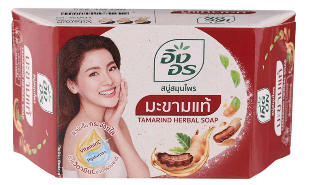 TAMARIND SOAP ING-ON 85 G PACK 4 Beauty & Personal Care ING ON
