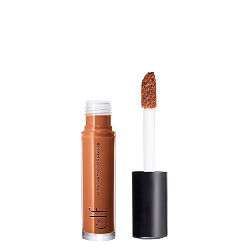 e.l.f. 16HR Camo Concealer, Full-Coverage, Highly-Pigmented Face Concealer With A Matte Finish, Crease-proof, Vegan & Cruelty-Free, Deep Cinnamon Beauty & Personal Care e.l.f.