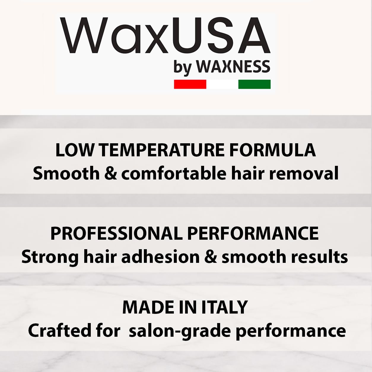 WaxUSA by Waxness Hard Wax Beads 2.42 lb (1.1kg) Pack of 8 - Frosty Fizz Crystal Gel Glitter Texture - Professional Stripless Hair Removal - Made in Beauty and Personal Care Waxness