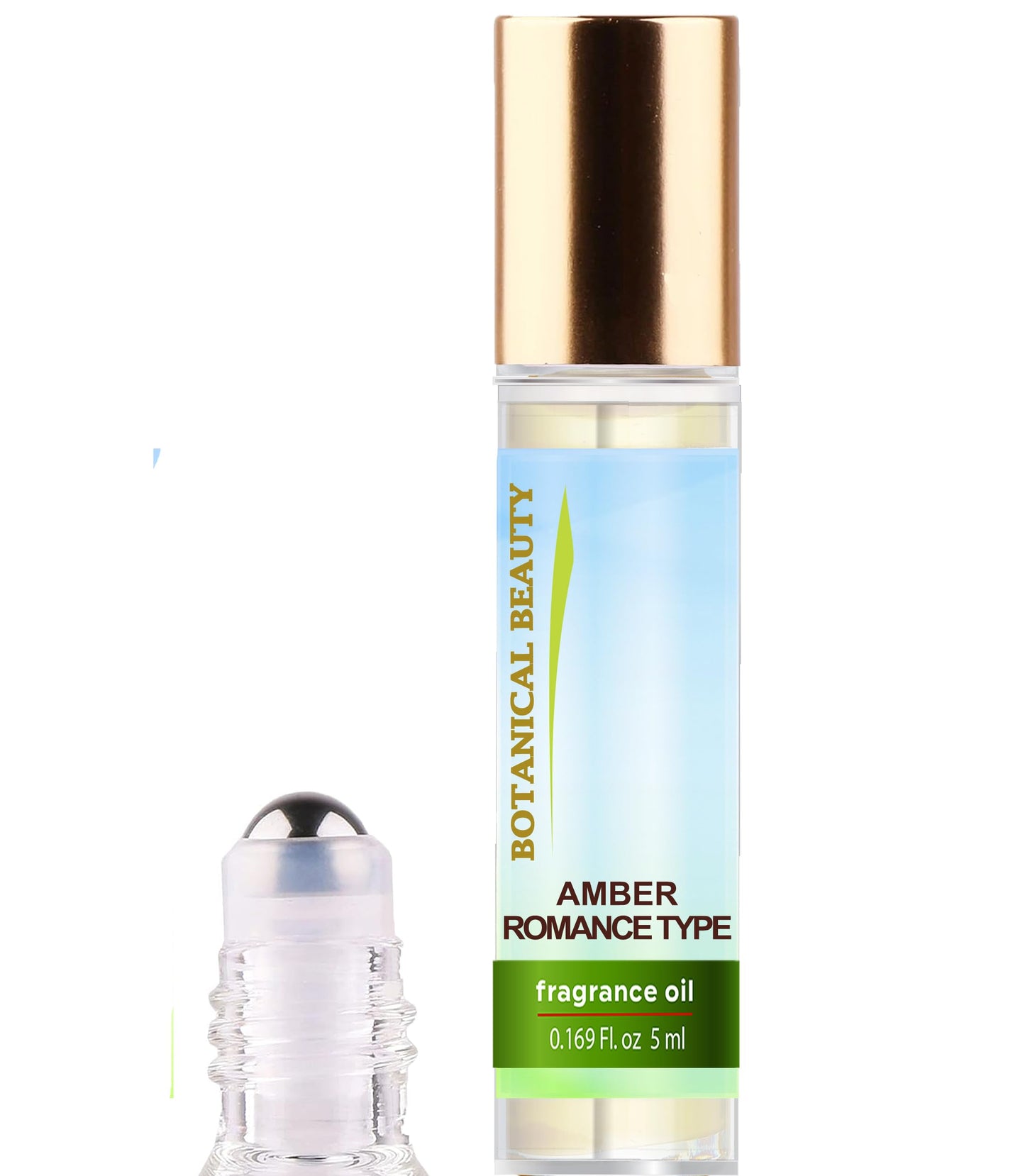 Botanical Beauty AMBER ROMANCE TYPE FRAGRANCE OIL ROLL-ON 0.169 FL OZ (5 ML) Rollerball Perfume, Alcohol-Free, Long Lasting Beauty & Personal Care Botanical Beauty
