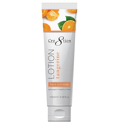Cre8tion Spa Tangerine Hand & Body Lotion, Luxurious Lightweight Moisturizer for Silky, Smooth Skin, 3.3 Fl Oz Beauty & Personal Care Cre8tion