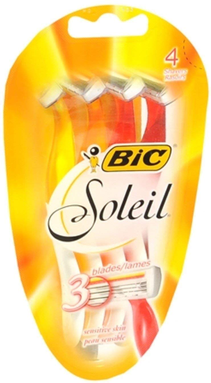 BIC Soleil For Women Sensitive Skin 4ct, 4 CT Beauty and Personal Care BIC