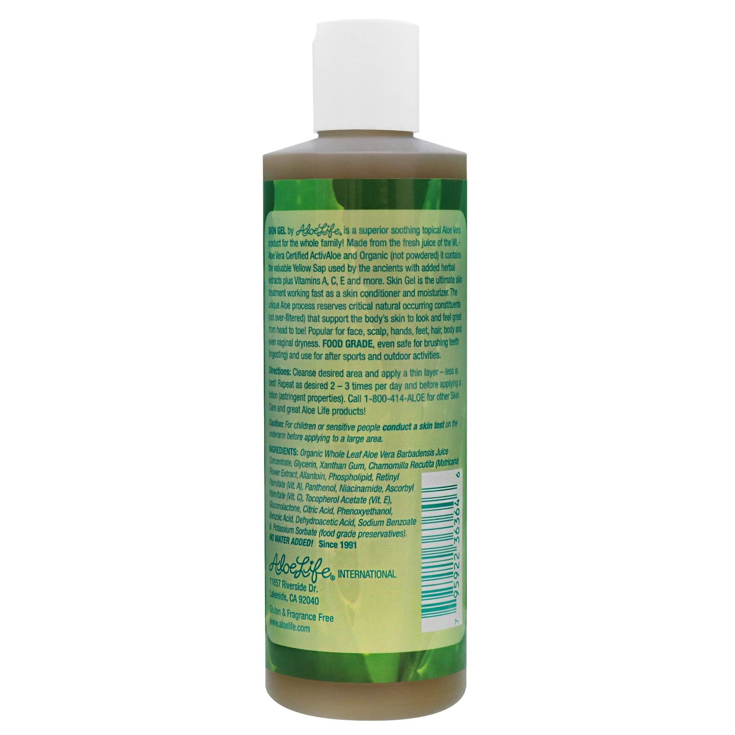 Aloe Life - Skin Gel & Herbs Ultimate Skin Treatment, 99% Certified Organic Whole Leaf Aloe Vera, Vitamins C, A, & E, Head-to-Toe Skin Care Support Beauty & Personal Care Aloe Life