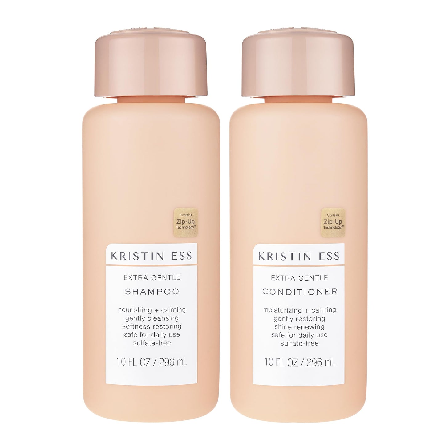 Kristin Ess Hair Extra Gentle Shampoo + Conditioner Bundle - Sensitive Skin + Scalp, Cleanses, Nourishing + Calming, Hydrating Conditioner, Vegan Beauty & Personal Care Kristin Ess