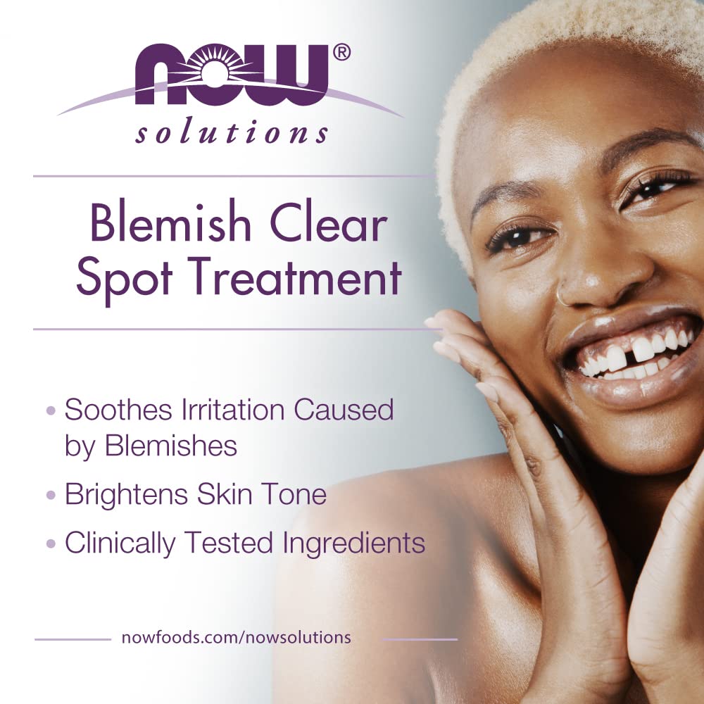 NOW Solutions, Blemish Clear Spot Treatment, Reduces Redness and Irritation, Purify, 0.5-Fluid Ounce Beauty & Personal Care NOW Foods