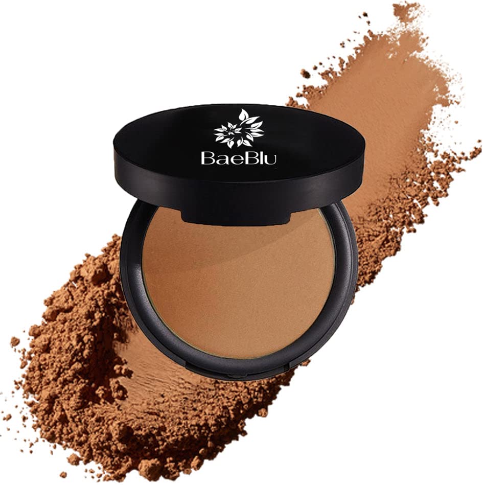 BaeBlu Organic Bronzer 100% Natural Matte Pressed Powder, Made in USA, Summer Glow Beauty & Personal Care BaeBlu